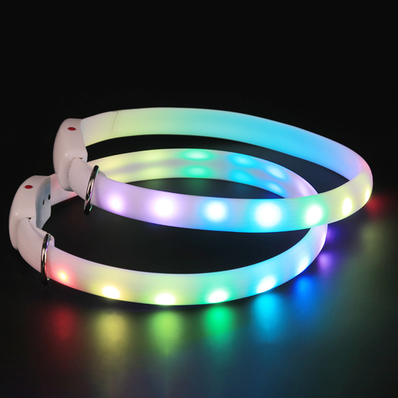 Title 1, USB Rechargeable Pet Dog LED Glowing Collar Pet...