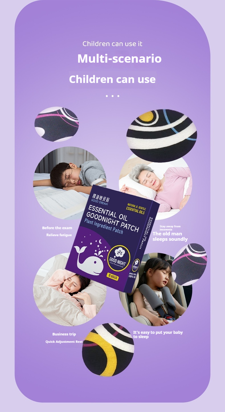 Title 6, Good Night Essential Oil Sleep Stickers Household