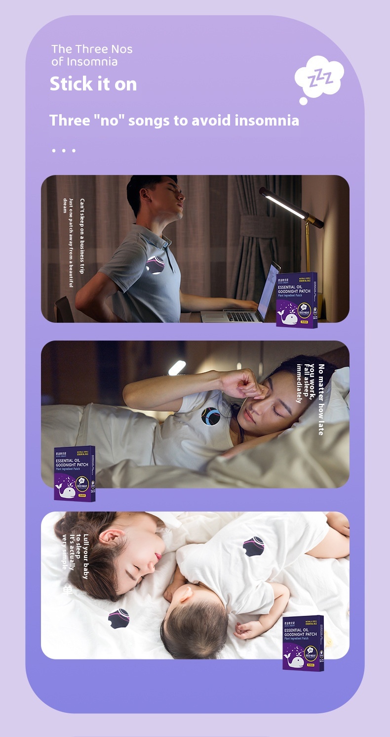 Title 3, Good Night Essential Oil Sleep Stickers Household