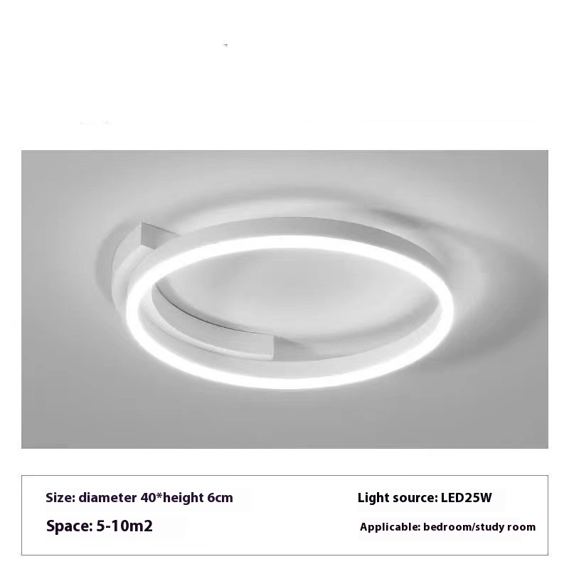 Title 2, Led Ceiling Lamp Modern Minimalist Nordic Round...