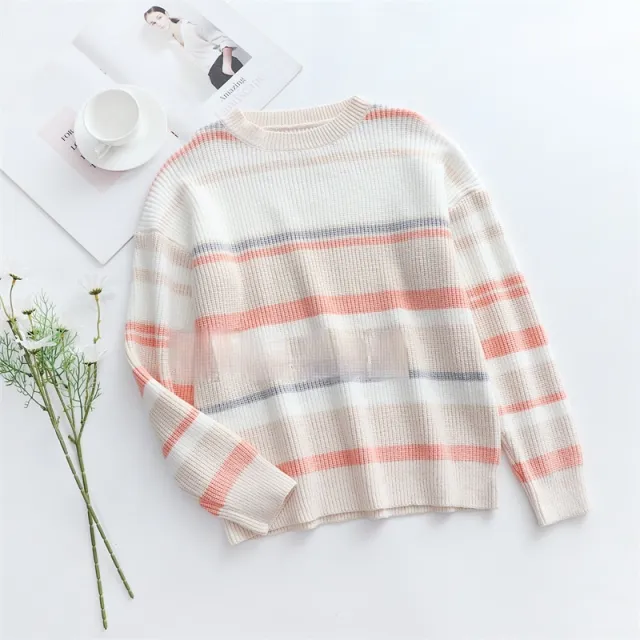 European And American Fashion Pullover Plus Size Sweater Women Apricot - Shop at LoveMi