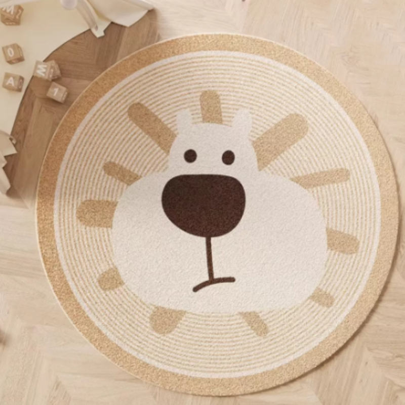 66b354c2 c895 4046 b9f6 d7c7627bb30d - Cartoon Household Children's Room Round Carpet