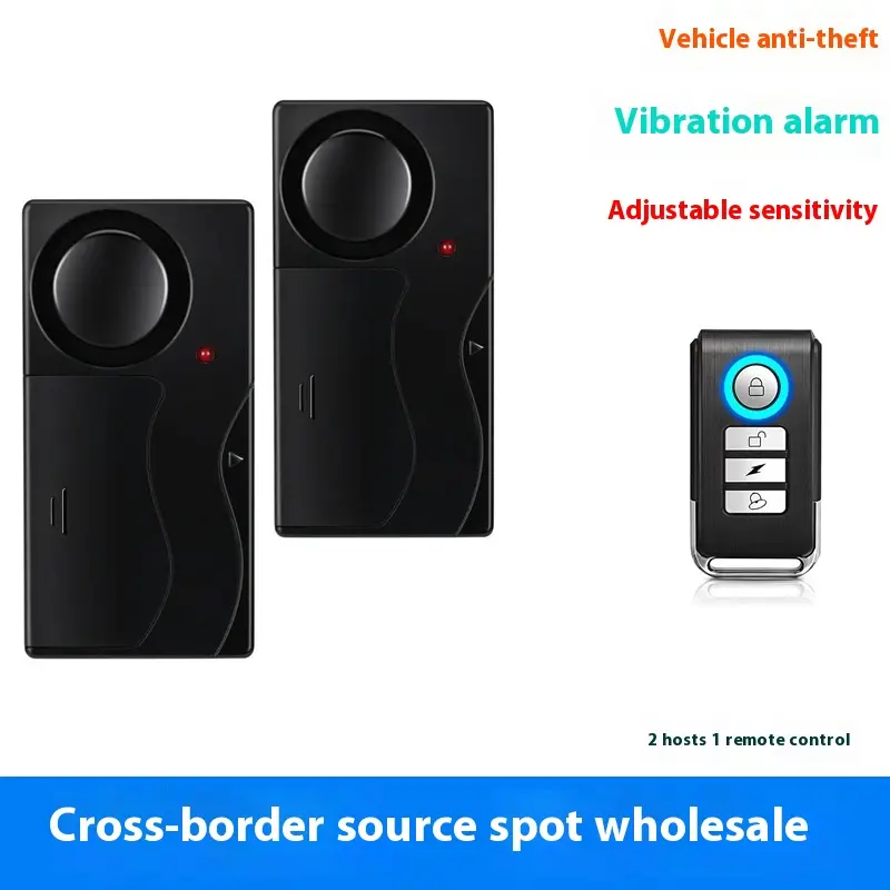 Wireless Remote Vibration Detector Shock Sensor BurglarAlarm