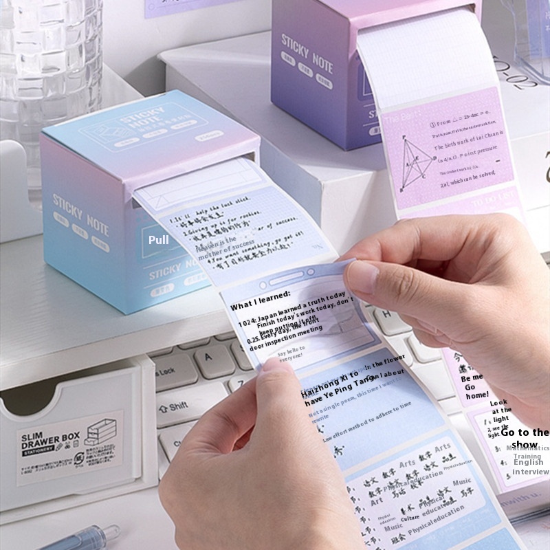 Pull-out Sticky Notes Wrong Note