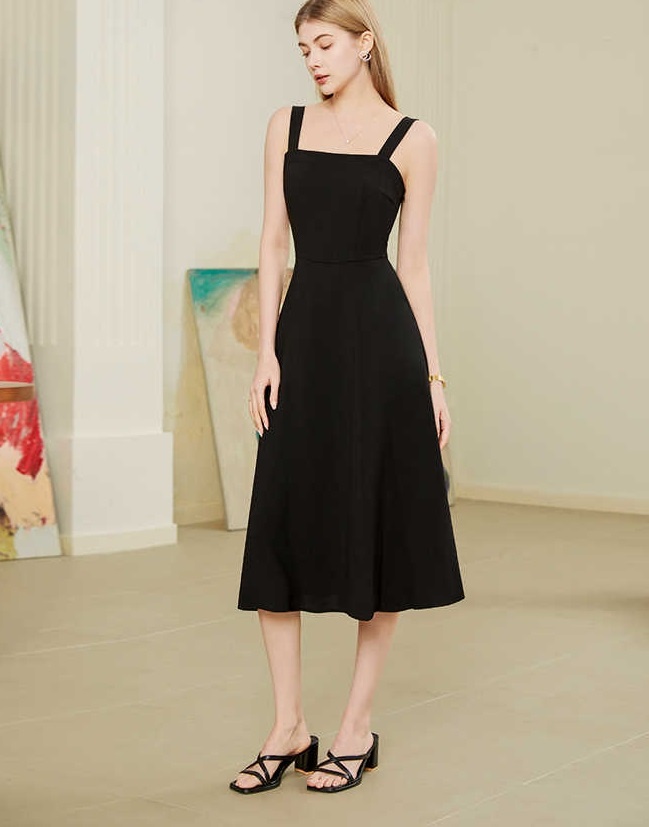 Title 5, French High Sense Temperament Camisole Dress