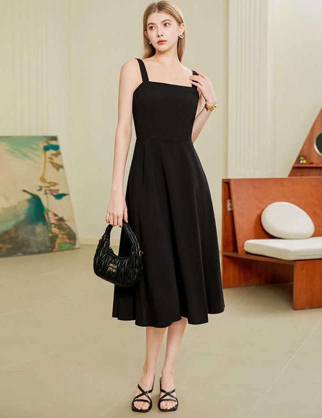 Title 8, French High Sense Temperament Camisole Dress