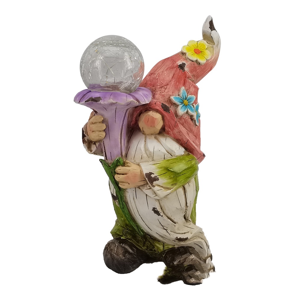 Title 1, Elf Dwarves Raise Lamp Resin Ornament