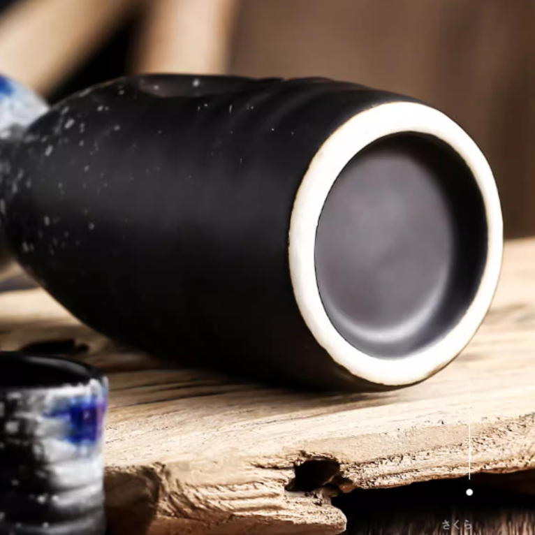 Retro Sake Set Ceramic Wine Flask Small Wine Utensil