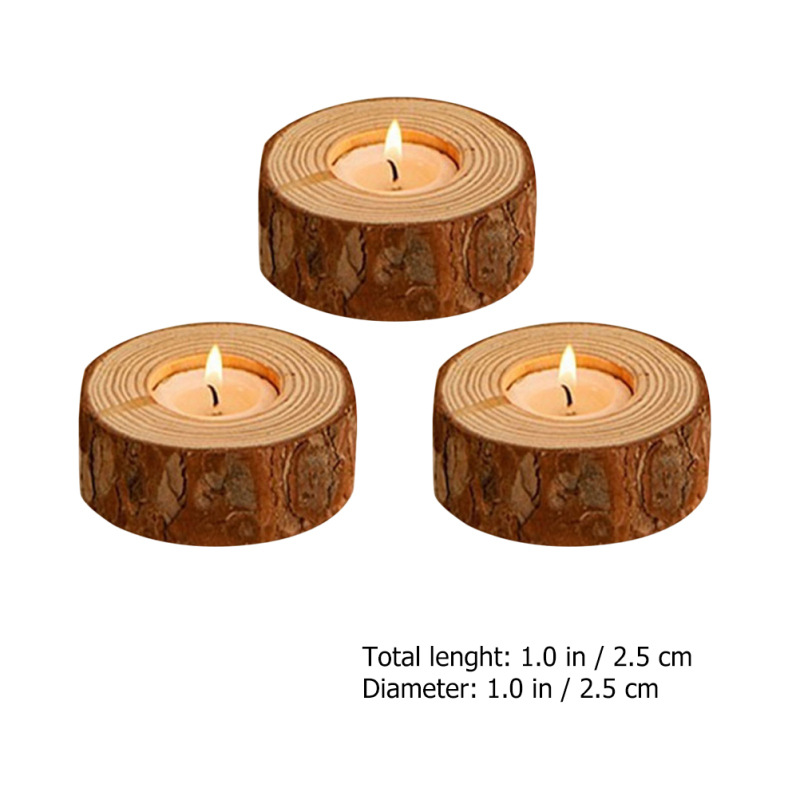 Title 8, Simple Modern Pastoral Style Wooden Candle Holder