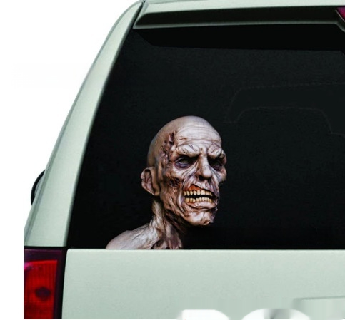 Title 4, Car Window Stickers 3D Stickers Zombie Vinyl St...