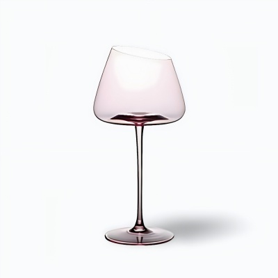 Title 1, Glass Beveled Red Wine Glass