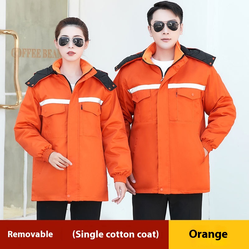 Orange Cotton Jacket