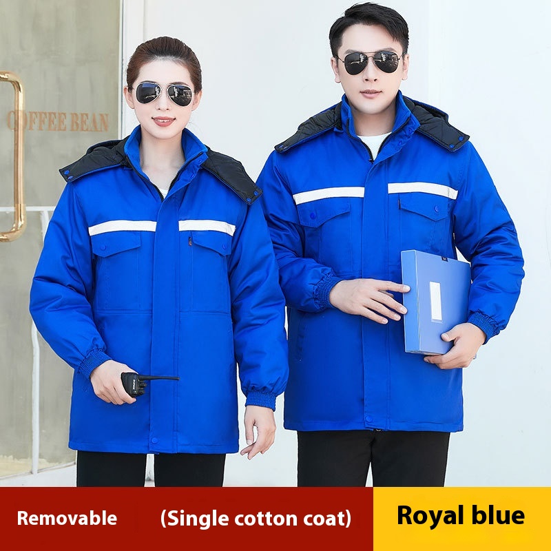 Sapphire Blue Cotton Jacket