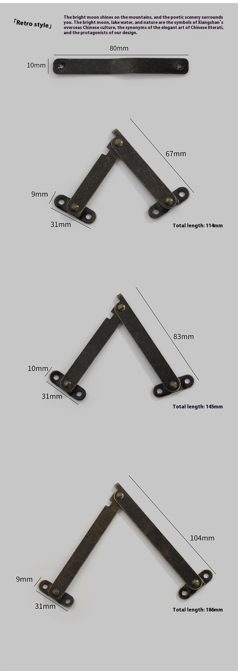 Title 2, New Chinese Wooden Box Support Bracket