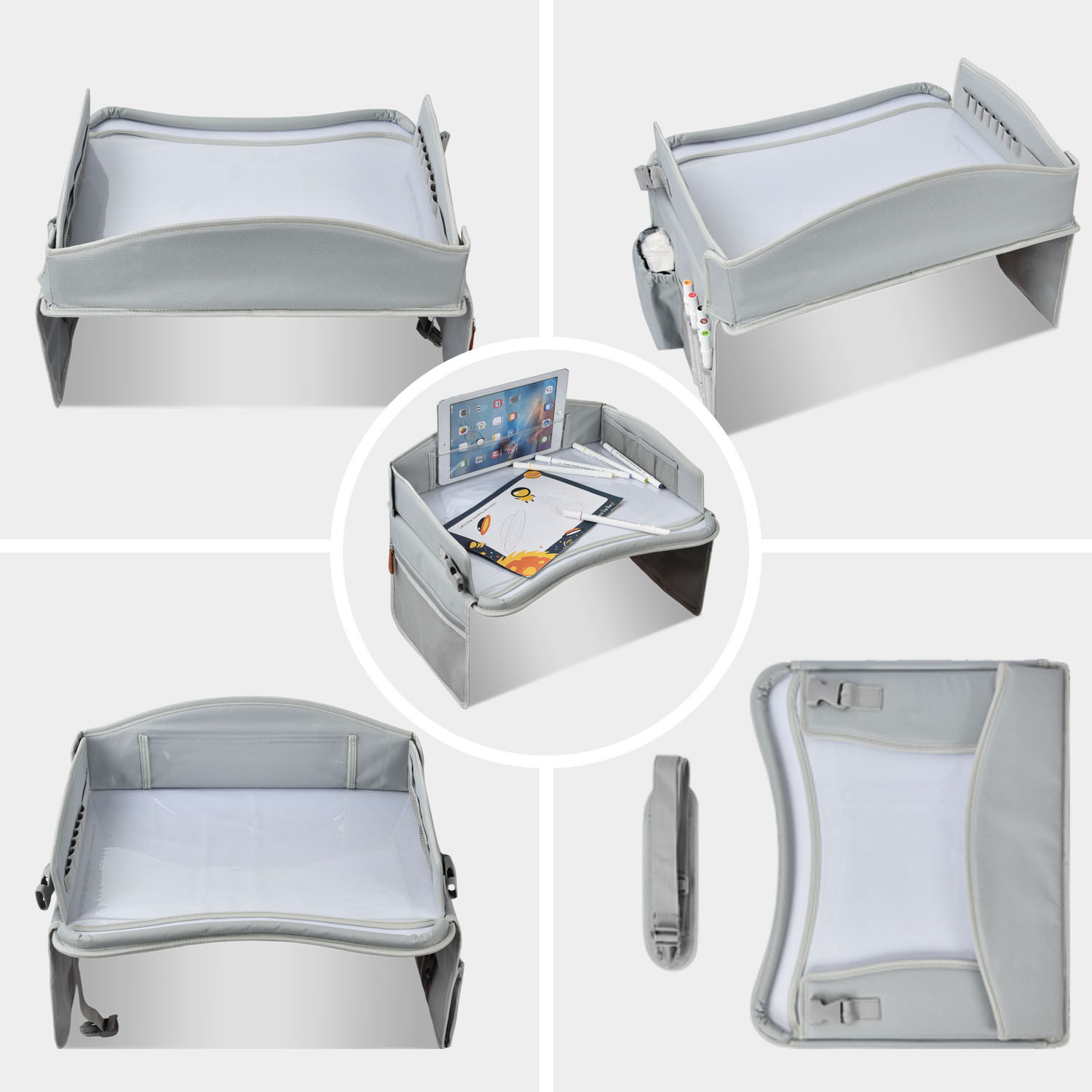 Children’s Toy Car Writing Board Tray Car Drawing Board Travel Artboard Bag Simple