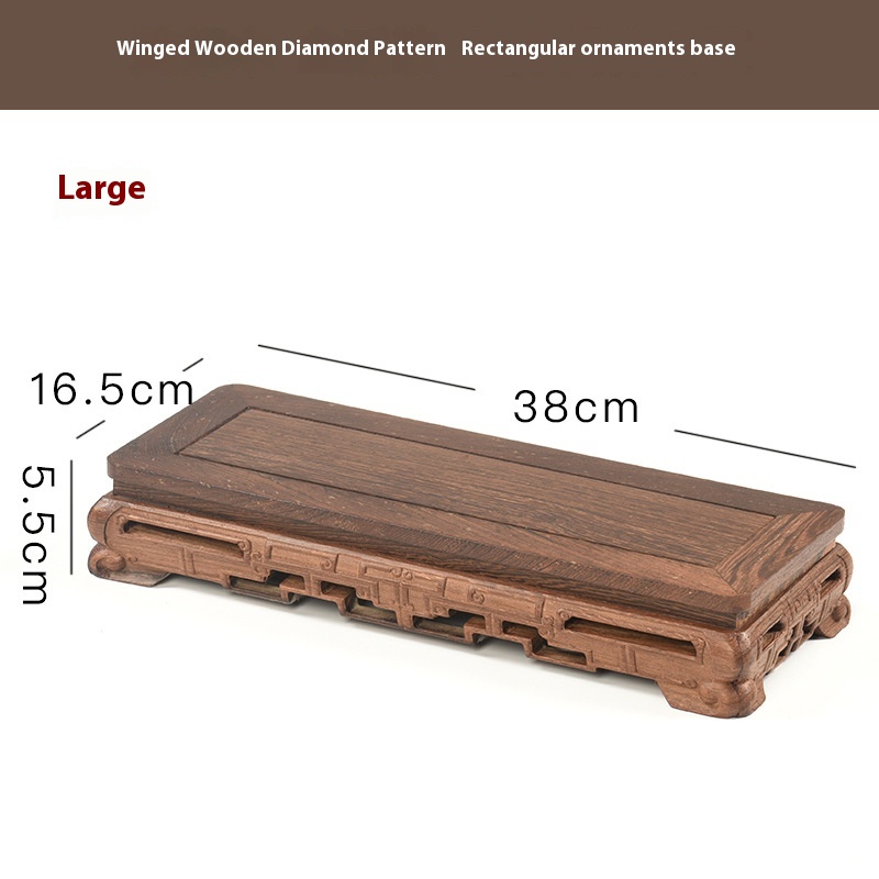 Rosewood Square Table Base Crafts Ornaments