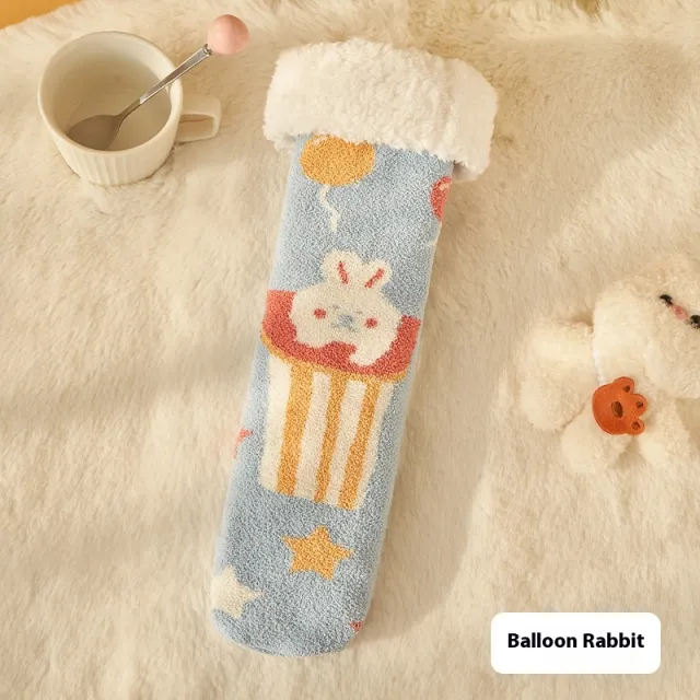 Lamb Fleece Room Socks Children's Tube Socks Balloon Rabbit - Shop at LoveMi