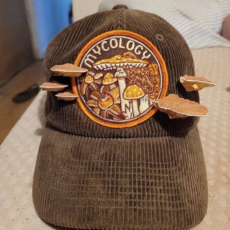 Mushroom Peaked Cap