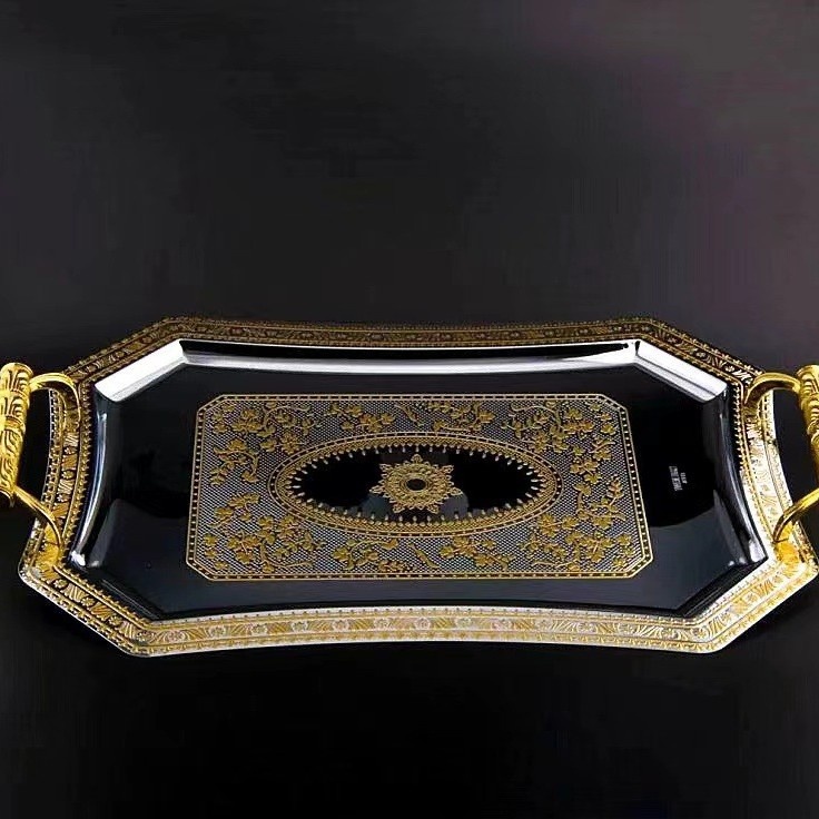 Gold Square Tray