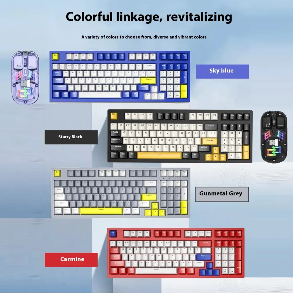 Mechanical Keyboard Customized Three-mold Machinery Key Mouse Suit