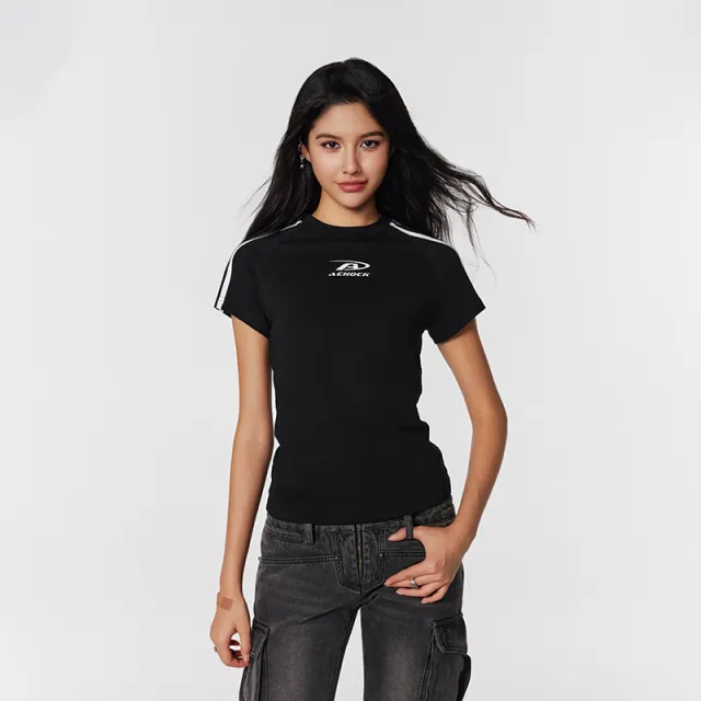 Fashion Women's Cotton And Linen Shirt High Elastic Comfortable Black And White For Women - Shop at LoveMi