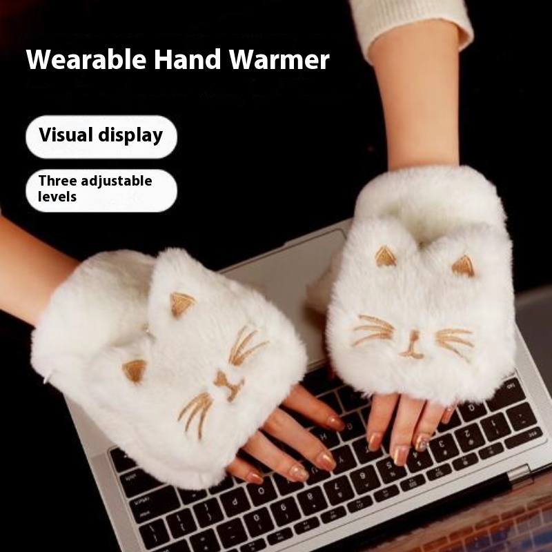 Title 3, Cat Claw Hand Warmer Heating Gloves For Women