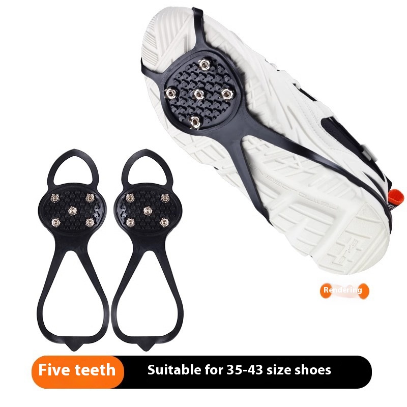 Non-slip Shoe Cover Snow Boots Claw Spike Snow Boots - Image 5