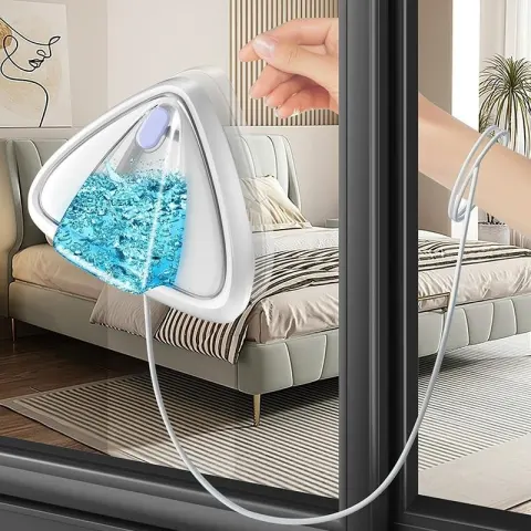 Water Injection Window Cleaner Household Cleaning Double-sided Magnetic Suction