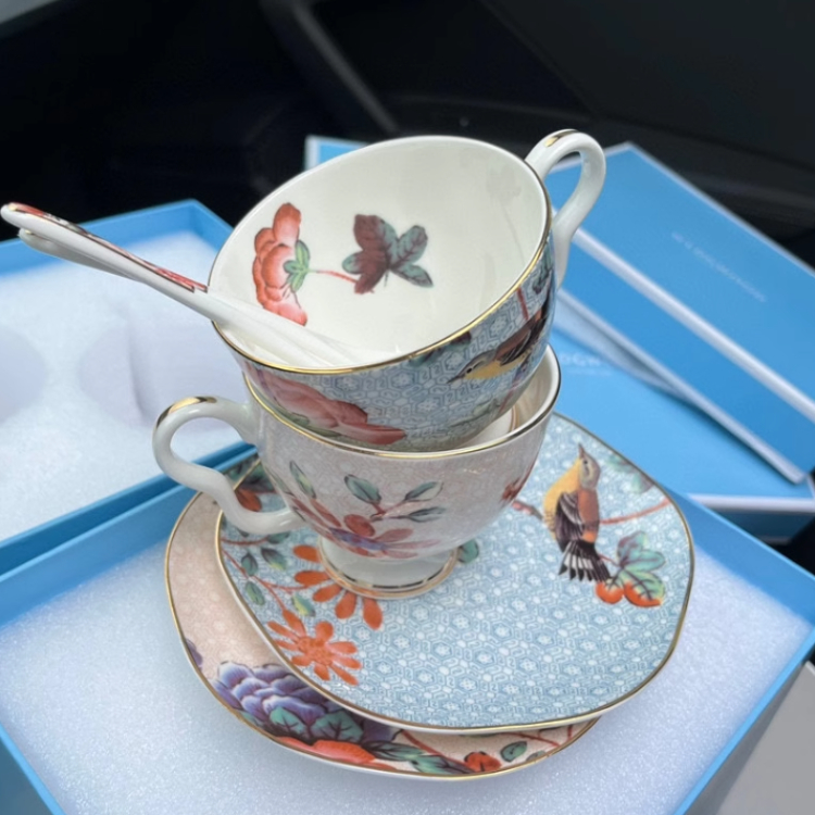 Cuckoo bone china afternoon tea set (blue-set)