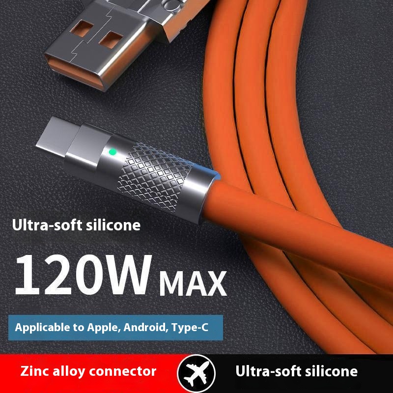 Super Fast Charge Zinc Alloy Mobile Phone Data Cable - Image 9