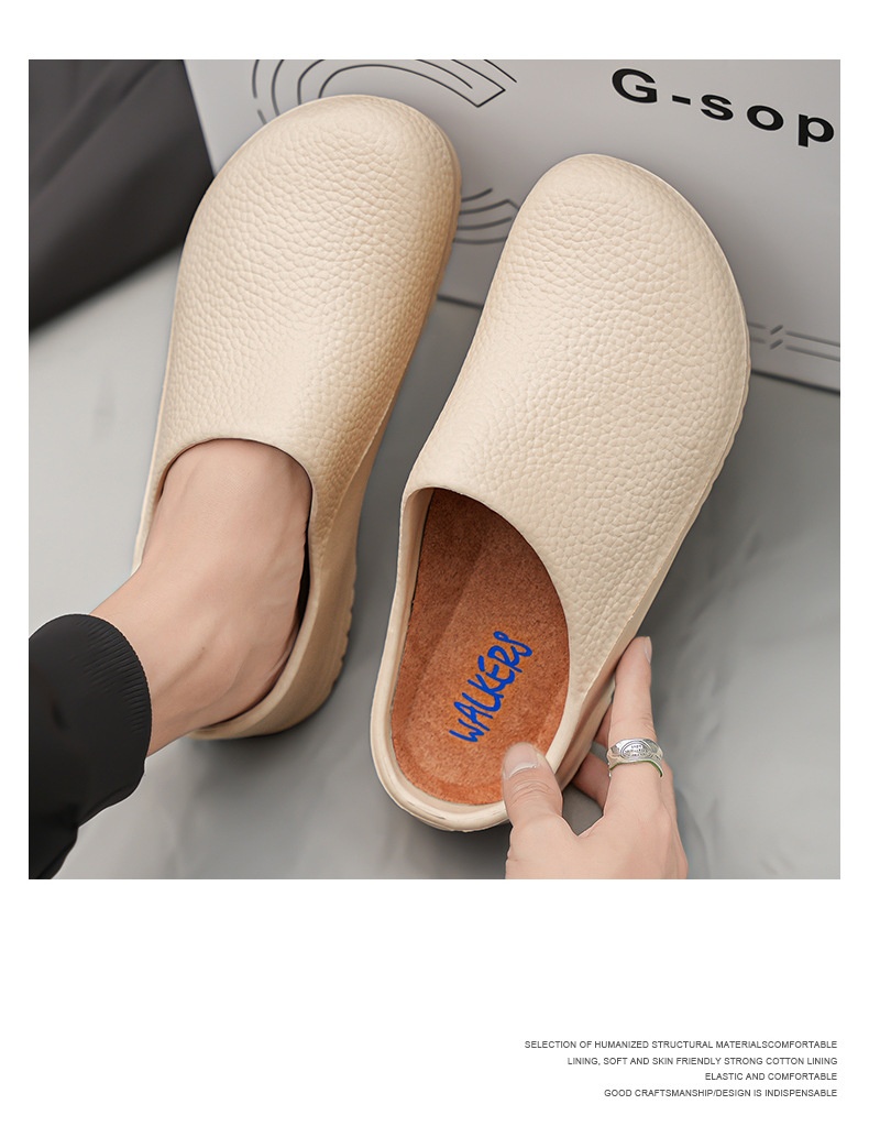 Title 5, EVA Couple Waterproof Non-slip Chef Shoes for M...