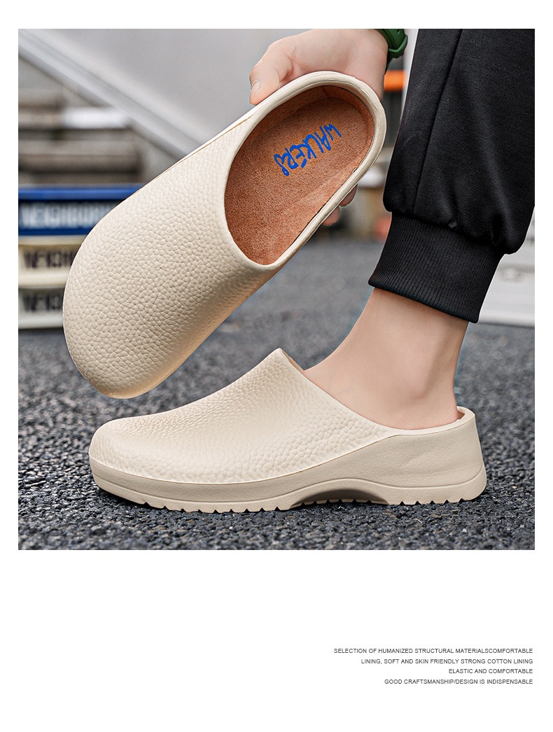 Title 12, EVA Couple Waterproof Non-slip Chef Shoes for M...