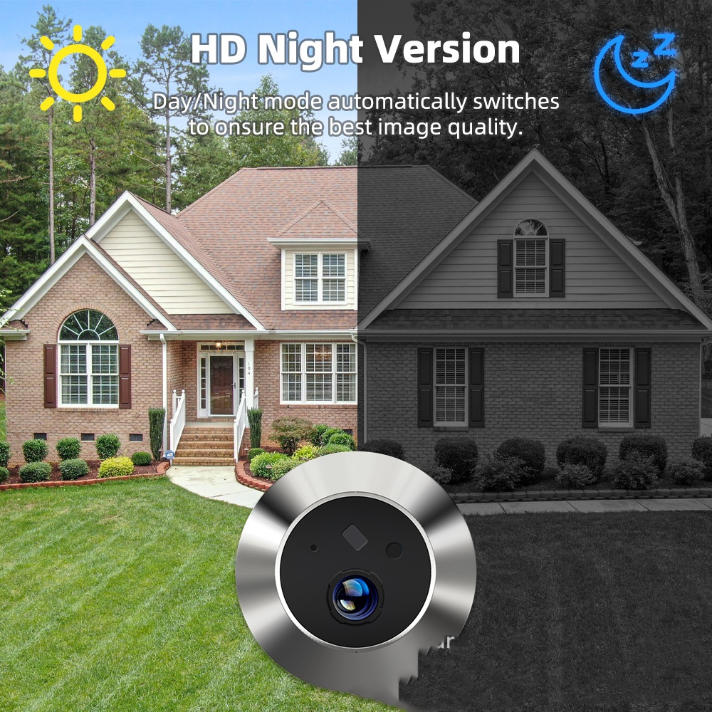 Mini Wireless Remote Control Smart Cat's Eye Surveillance Camera