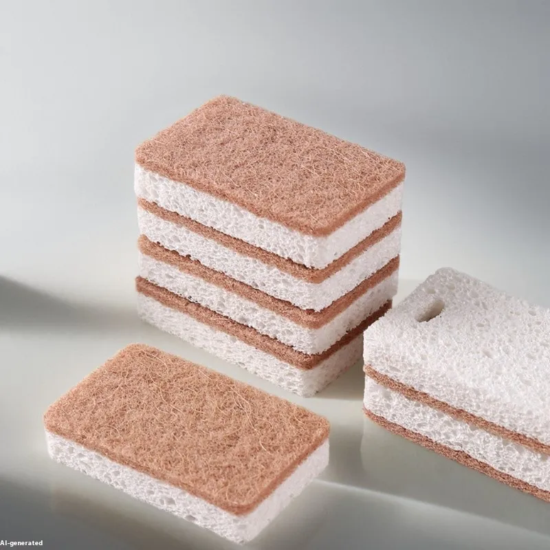 Sisal Cellulose Sponge Scouring Pad Bowl Sponge