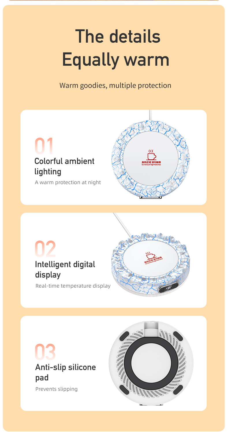 Title 14, Constant Temperature Cup Warming Holder Intelli...