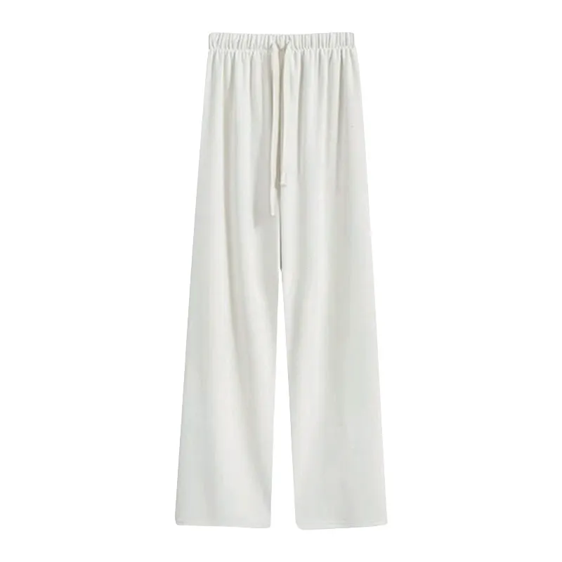 New Design Sense Outer Wear Loose Soft Glutinous Knitted Top - Trousers-S