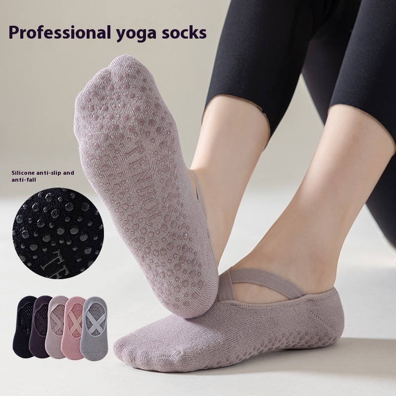 Title 5, Non-slip Yoga Socks Floor Professional Sports