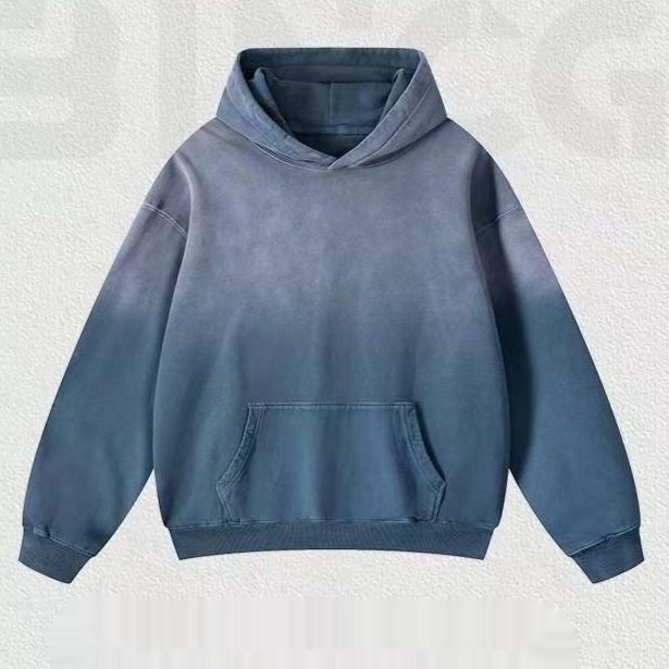 Title 6, Washed Distressed Hooded Sweater Couple Casual ...