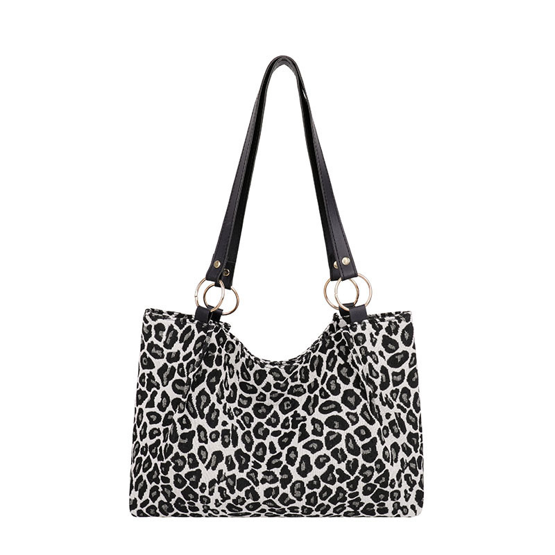 Title 7, Herbst- und Winter-Schultertasche mit Leoparden...