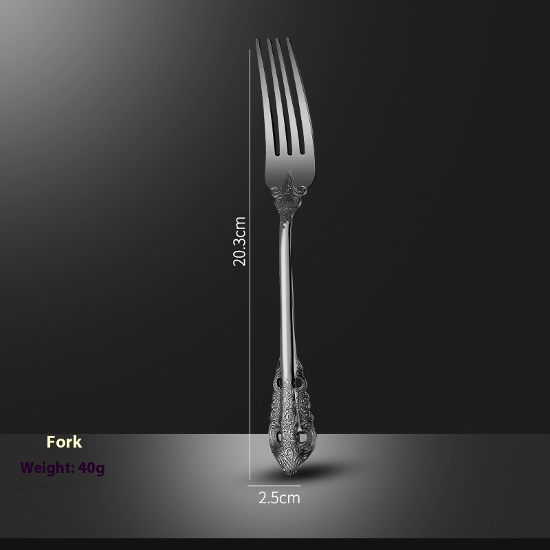 Dinner Fork Black