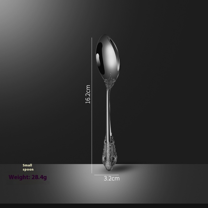 Dessert Spoon Black