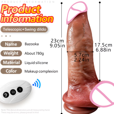 Strong Thrust Swing Simulation Dildos Super Soft Liquid Silicone Dildo 6