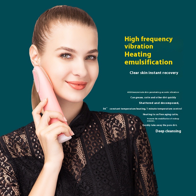 Temperature Sensing Facial Cleanser Pore Cleanser Electric Face Washing Instrument
