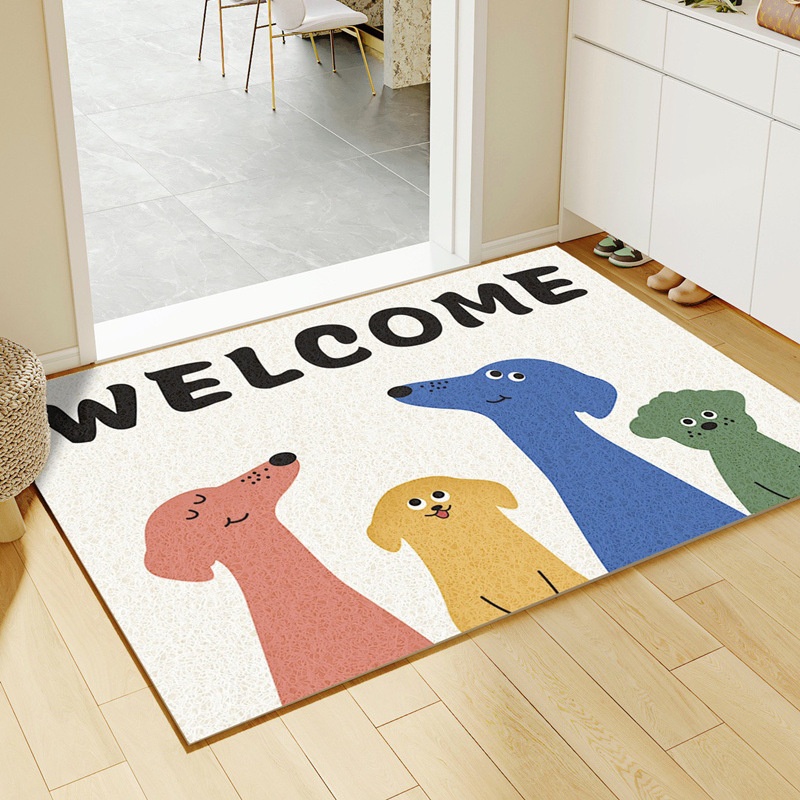 Wire Loop Door Doormat Can Be Cut Out Entrance Foyer Floor Mat