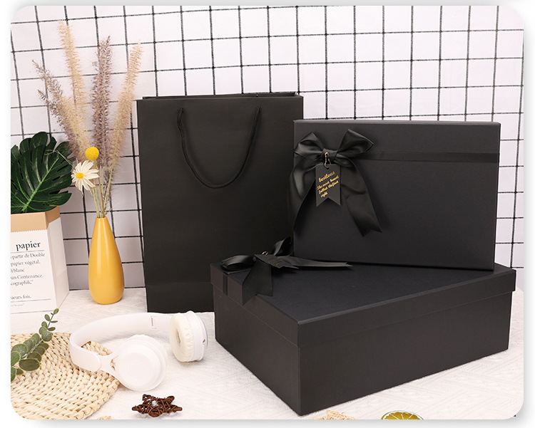 Title 2, Black Bow Gift Box With Heaven And Earth Cover ...