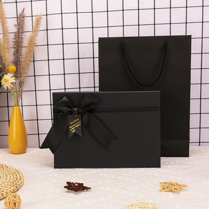 Title 4, Black Bow Gift Box With Heaven And Earth Cover ...