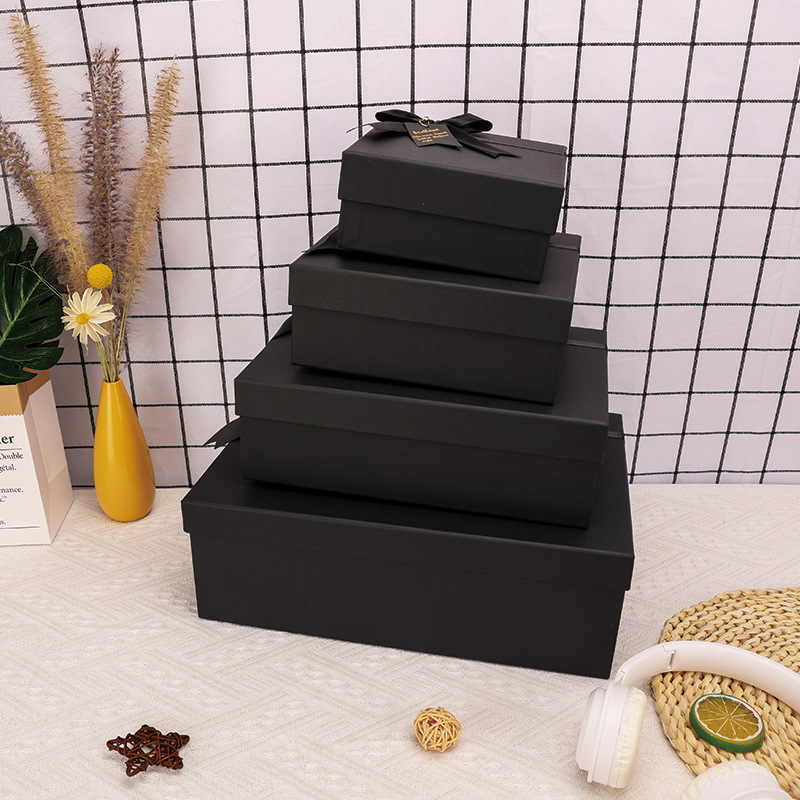 Title 5, Black Bow Gift Box With Heaven And Earth Cover ...