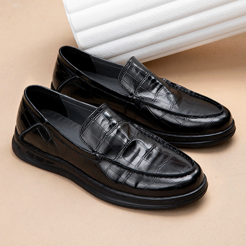 Title 5, Casual Loafers Fashion Business Soft Bottom Cas...