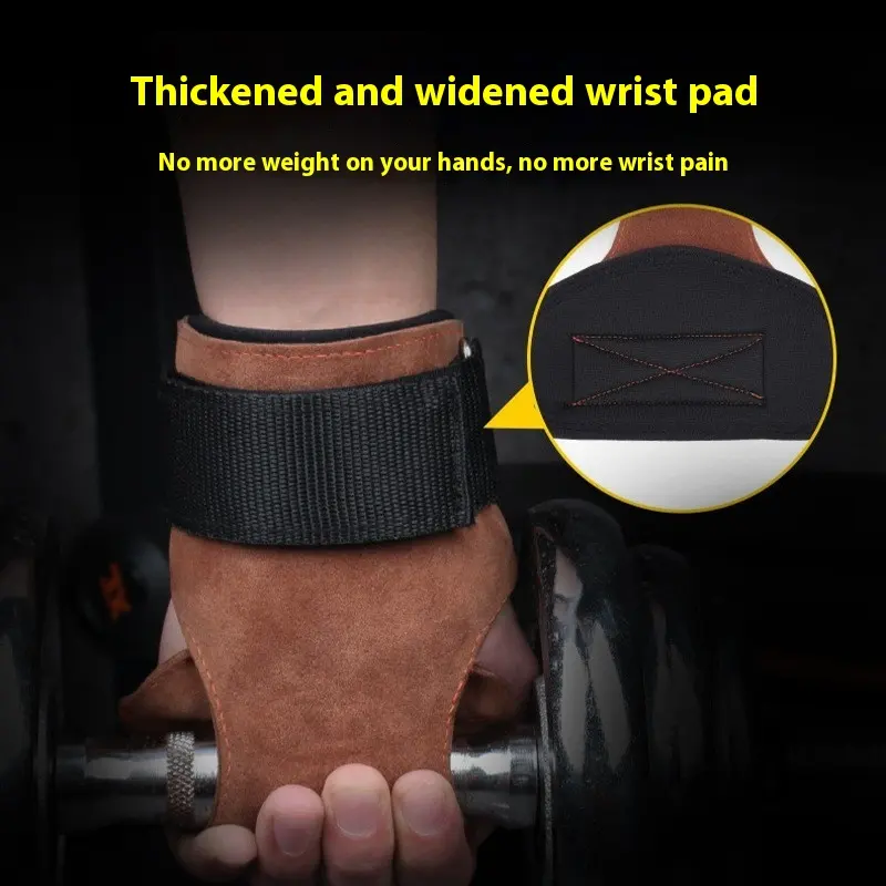 Sports Weightlifting Hand Protector Velcro Adjustable Gloves