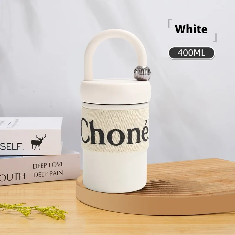 Fashion Stainless Steel Insulation Minimalist Cup - White